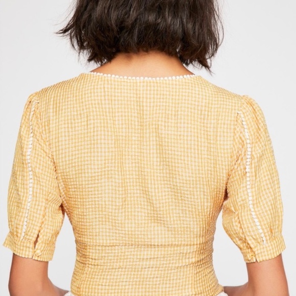 Free People Ivy Gingham Top - Picture 2 of 9